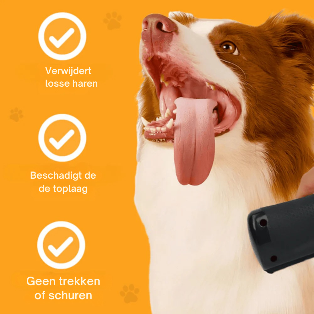 Groomi Ontharingsborstel