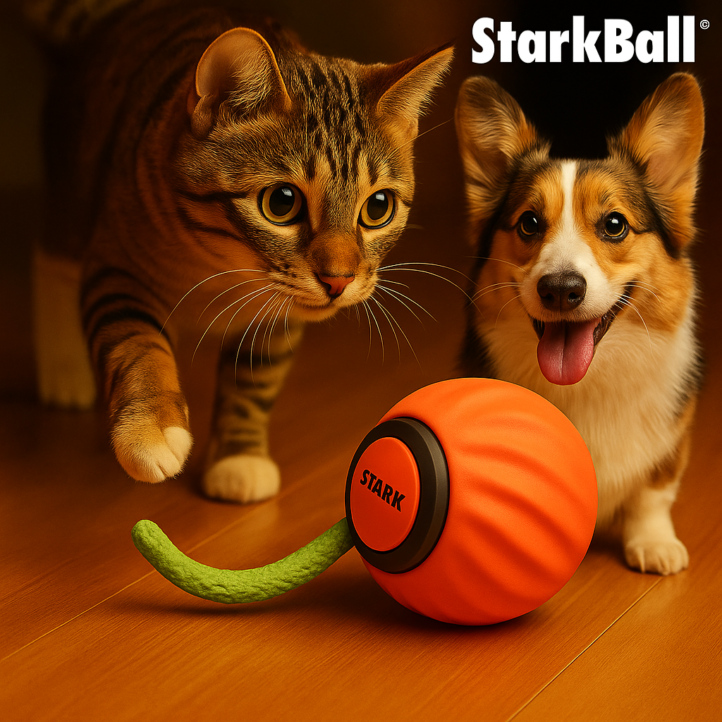 Starkball™ slimme achtervolgingsspeelbal voor huisdieren