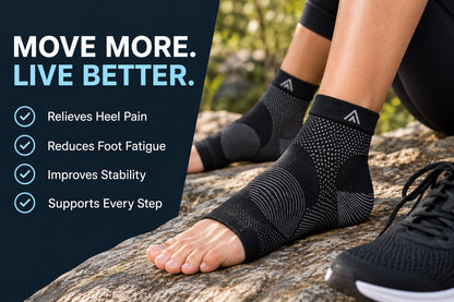MoveComforts footsleeve with arch and heel support